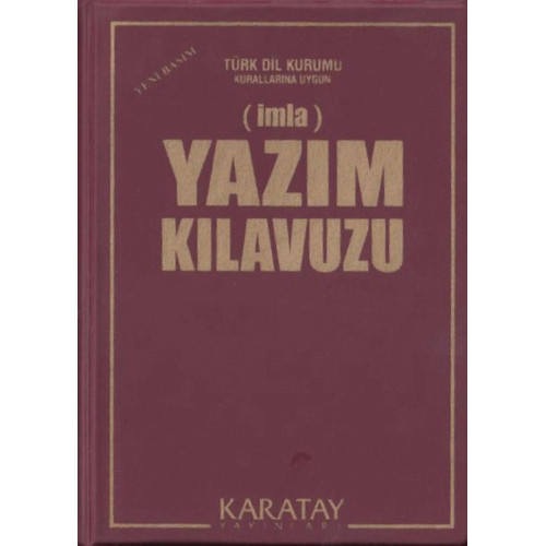 4E Yazım Kılavuzu Plastik Kapak İmla Kılavuzu