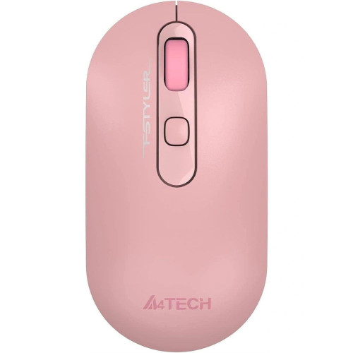 A4 Tech Nano Alıcı Kablosuz Optik 2000 Dpi Enerji Korumalı Kompakt Mouse - Pembe