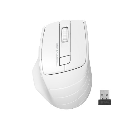A4 Tech Beyaz Nano Optik 2000 Dpi Kablosuz Mouse
