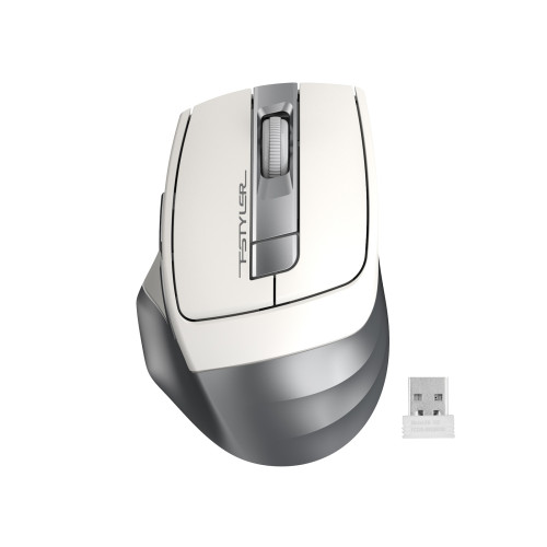 A4 Tech Gümüş Nano Kablosuz Optik 2000 Dpi Kablosuz Mouse Beyaz - Gümüş