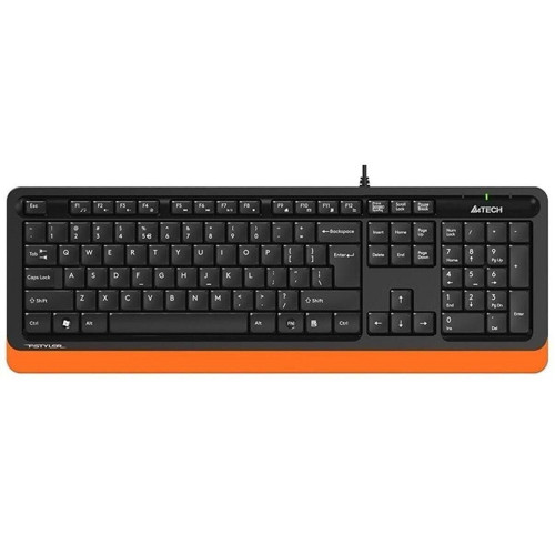 A4 Tech USB Kablolu Multimedia Klavye Turuncu Q Türkçe