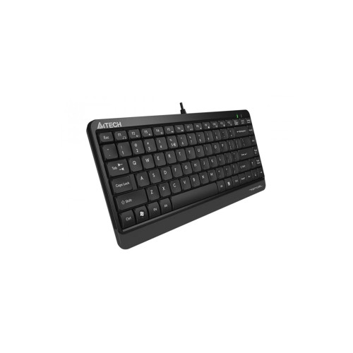 A4 Tech Q Türkçe Usb Kablolu Mini Gri Siyah Klavye
