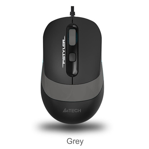 A4 Tech Usb Fstyler Gri Optik 1600 Dpi Kablolu Mouse