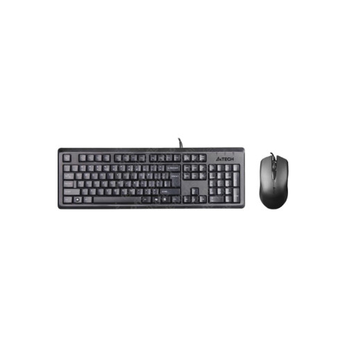 A4 Tech Q Türkçe Kablolu Fn Multimedya Klavye + Optik Kablolu Mouse Seti