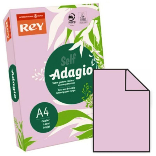 Adagio Renkli Fotokopi Kağıdı A4 80 Gr Lila 28 (A) (500 Lü Paket)