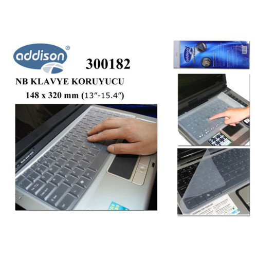 Addison 13"-15.4" Notebook Klavye Koruyucu