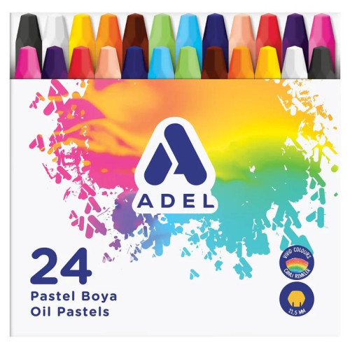 Adel Pastel Boya 24 Renk Pastel Boya