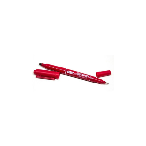 Aihao CD Kalemi Permanent Çift Taraflı Kırmızı AH-319