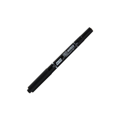 Aihao CD Kalemi Permanent Çift Taraflı Siyah AH-319