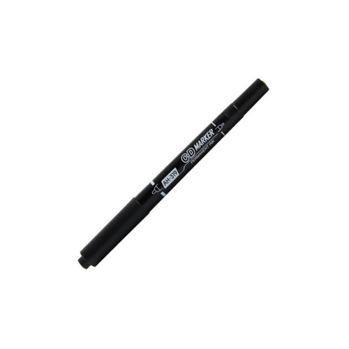 Aihao CD Kalemi Permanent Çift Taraflı Siyah (12 Li Paket)