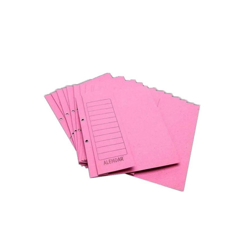 Alemdar Yarım Kapak Dosya Pembe 50'li Paket Alemdar Yarım Kapak Pembe Dosya
