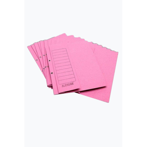 Alemdar Yarım Kapak Dosya Pembe (400 Lü Paket)