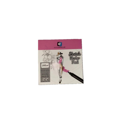Alex Schoeller Sketch Marker Pad 15x15 160 GR 40 Lı ALX:899