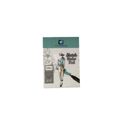 Alex Schoeller Sketch Marker Pad A5 160 GR 40 Lı ALX:943