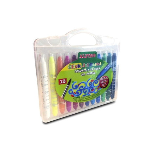 Alpino Jel Mum Pastel Boya Çantalı Çevirmeli 12 Renk PX000003