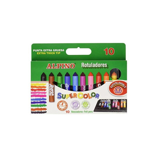 Alpino Keçeli Boya Kalemi Super Color 10 Lu Keçeli Boya Kalemi