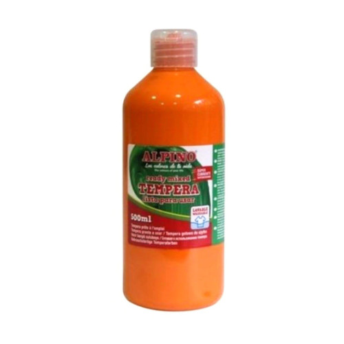 Alpıno Turuncu Tempera Sulu Boya 500 Ml Turuncu Sulu Boya