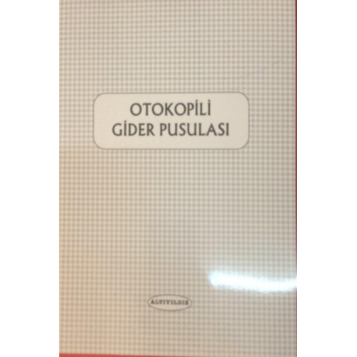 Altınyıldız Gider Pusulası Otokopili 14 x 20 cm (12 Li Paket)
