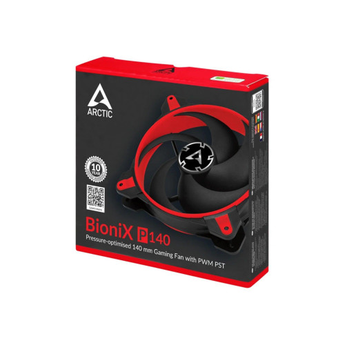 ARCTIC BioniX P140 PWM PST 140 MM Oyuncu Kasa Fanı Kırmızı