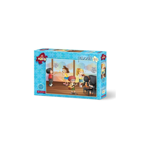 Art Çocuk Puzzle Küçük Orkestra 100 Parça Puzzle