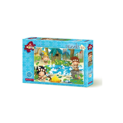 Art Çocuk Puzzle Piknik 100 Parça Puzzle
