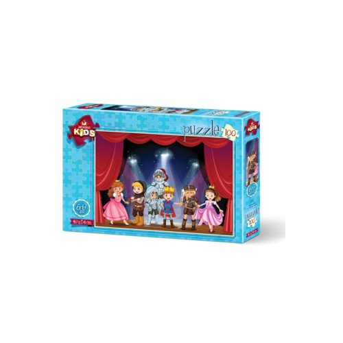 Art Çocuk Puzzle Tiyatrocular 100 Parça Puzzle