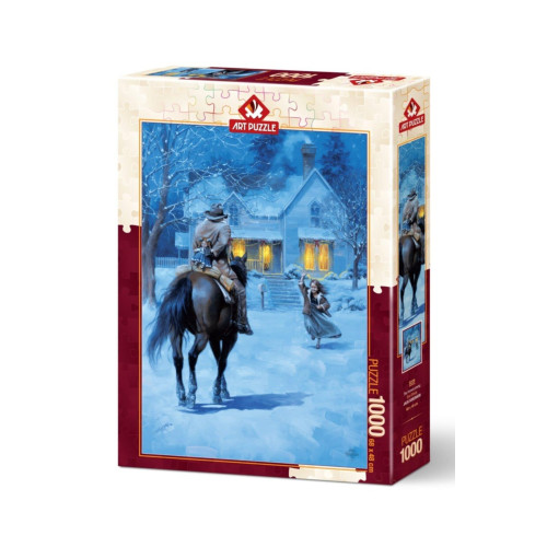 Art Puzzle Eve Dönüş 1000 Parça Puzzle