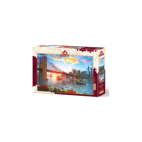 Art Puzzle New York'ta Günbatımı 1000 Parça Puzzle