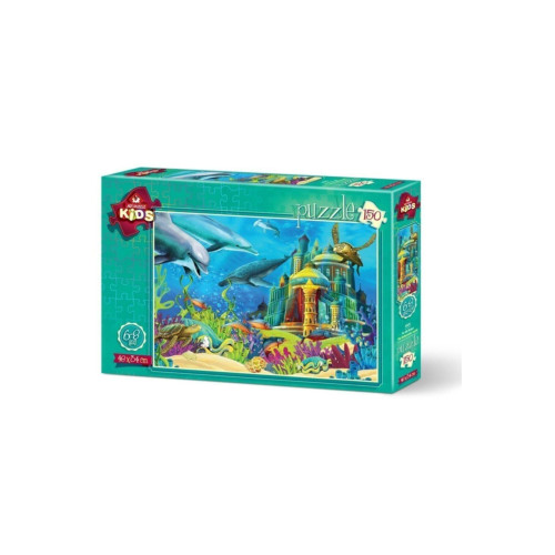 Art Çocuk Puzzle Su Altı Kalesi 150 Parça Puzzle