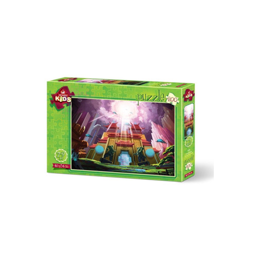 Art Çocuk Puzzle Fantastik Şato 200 Parça Puzzle