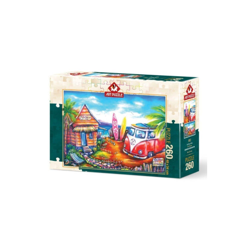 Art Puzzle Sörf Kampı 260 Parça Puzzle