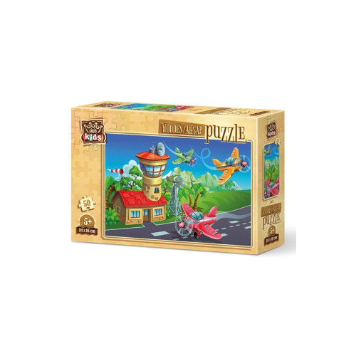 Art Puzzle Art Kids Çılgın Pilotlar 50 Parça Ahşap Puzzle