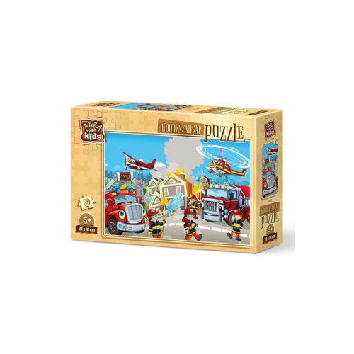 Art Puzzle Art Kids Kahraman Itfaiyeciler 50 Parça Ahşap Puzzle