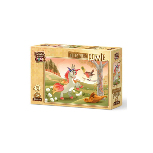 Art Puzzle Art Kids Masum Pony 50 Parça Ahşap Puzzle