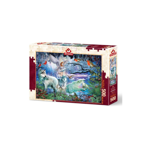 Art Puzzle Buzul Ormanı 500 Parça Puzzle