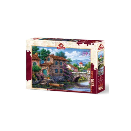 Art Puzzle Çiçekli Kanal 500 Parça Puzzle