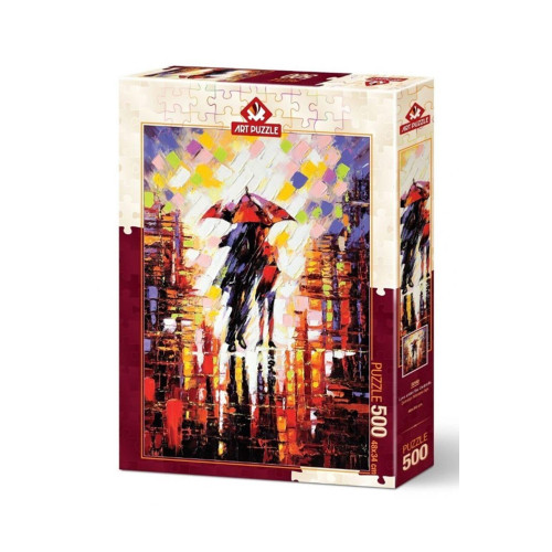 Art Puzzle Şemsiye Altındaki Aşk 500 Parça Puzzle