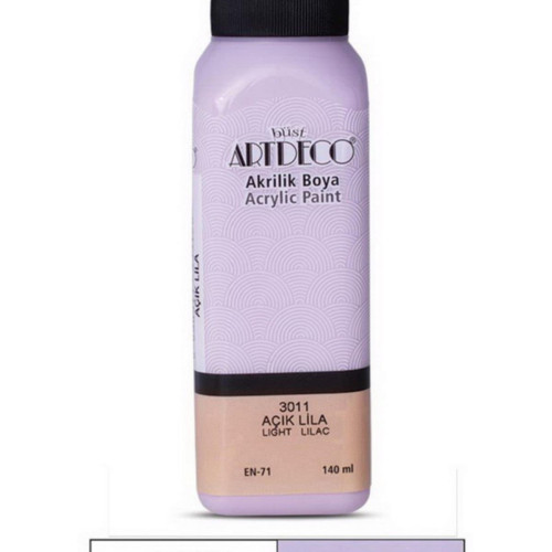 Artdeco Akrilik Boya 140 ML Açık Lila 070R-3011