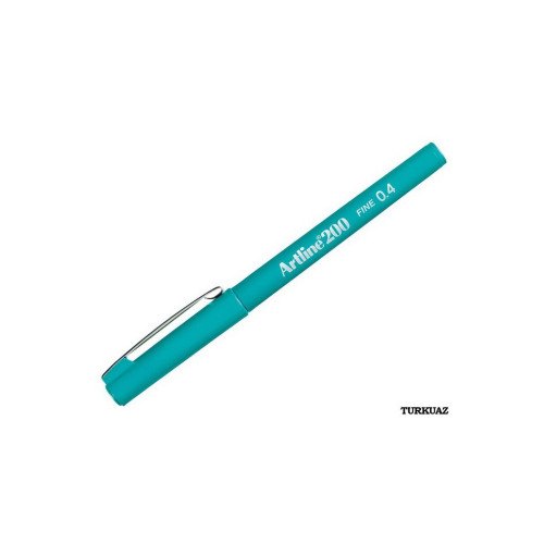 Artline İnce Uçlu (0.4 mm) Yazı Ve Çizim Kalemi Turkuaz