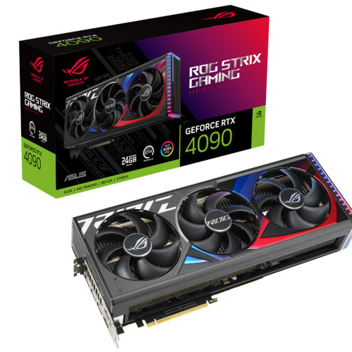 Asus ROG Strix GeForce RTX4090 24GB Gaming 24GB GDDR6X ROG-STRIX-RTX4090-24G-GAMING Ekran Kartı