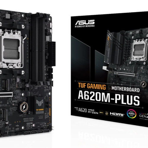 Asus TUF GAMING A620M-PLUS 6400mhz(OC) RGB M.2 AM5 mATX DDR5 Anakart