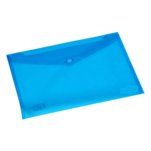 Bafix Çıtçıtlı Zarf Dosya A-4 Mavi Çıtçıtlı Dosya (12 Li)