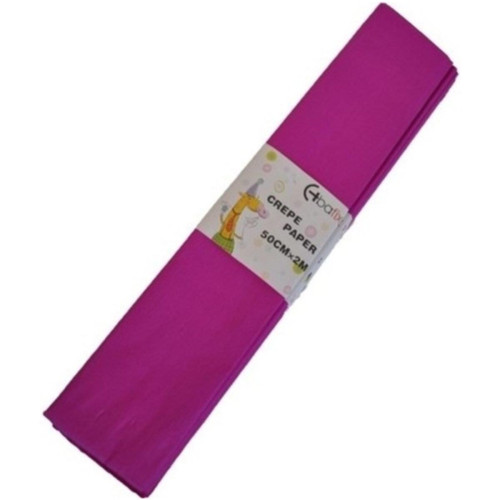 Bafix Krapon Kağıdı 50 x 200 CM Fuşya Krepon Kağıdı (10 Lu Paket)