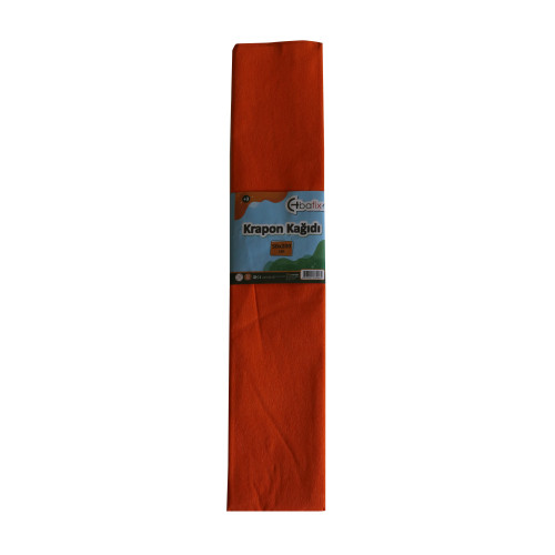 Bafix Krapon Kağıdı 50x200 CM Turuncu Krapon Kağıdı 10 Lu Paket