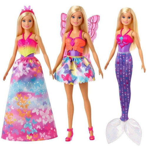 Barbie Dreamtopia Dönüşen Prenses Bebek