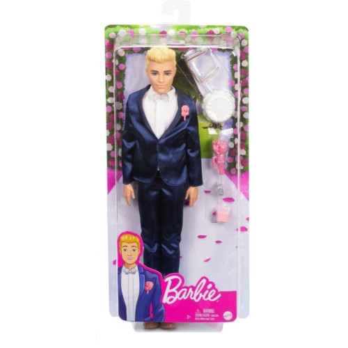 Barbie Ken Damat Bebek 30 Cm Takım Elbisesi