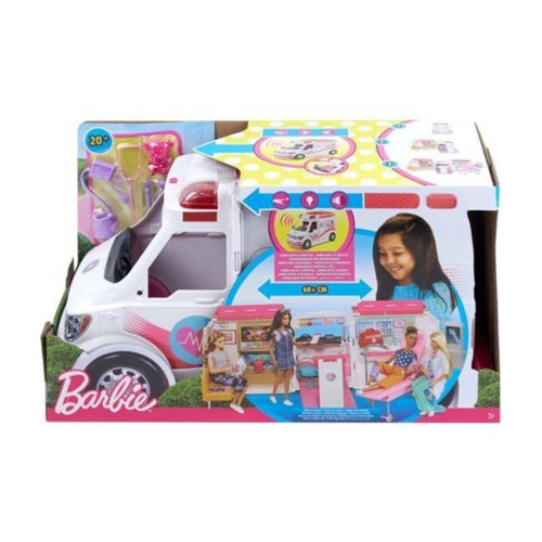 Barbie'nin Ambulansı Oyun Seti 60 cm Işıklı ve Sesli