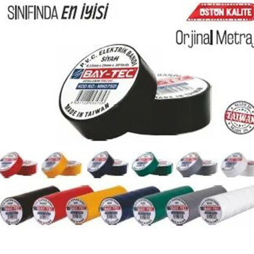 Bay-Tec Mk0800 Sarı 10lu Elektrik Bandı