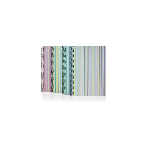 Bayındır Lime Spiralli Sert Kapak Çizgili 120 Yaprak 17 x 24 Cm Defter