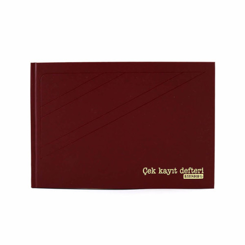 Bayındır Çek Kayıt Defteri Ciltli 48 Yaprak 17x24 Cm Çek Kayıt Defteri Ciltli